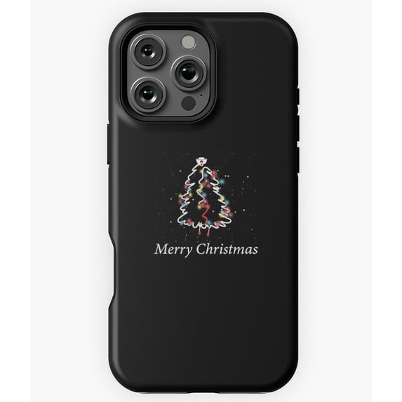 Christmas Merry Holiday Nurse Xmas Tree Phone Case for iPhone 16 15 14 13 12 11 Pro Max