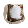 thumbnail image 1 of Christmas Messenger Bag, Dressed Xmas Tree, Unisex Cross-body, by Ambesonne, 1 of 2