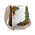 thumbnail image 1 of Christmas Messenger Bag, Tree Objects, Unisex Cross-body, by Ambesonne, 1 of 2