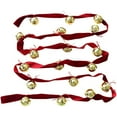 thumbnail image 1 of Christmas Metal Bell Ribbon Christmas Decorations Garland Jingle Bell Hanging Bell Garland Craft Bells for Christmas Trees, 1 of 7