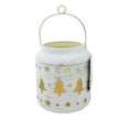thumbnail image 1 of Christmas Metal Winter Lantern Metal Battery Operated Handle Ge3062 Tree, 1 of 3