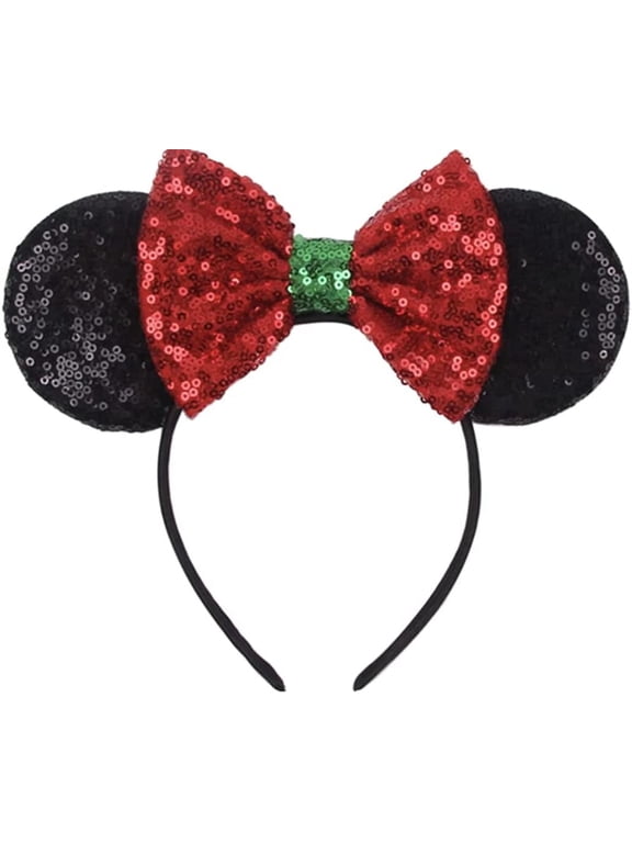 Christmas Mickey Ears - Christmas Minnie Ears - Holiday Disney Ears