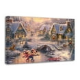 thumbnail image 1 of Christmas Mickeys And Minnie Sweetheart Holiday Posters Wall Art Painting Canvas Gift Living Room Prints Bedroom Decor Poster Artworks 16x24inch(40x60cm), 1 of 6