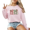 thumbnail image 1 of Christmas Mimi Sweatshirt Cute Women Grandma Holiday Season Long Sleeve Nana Graphic Shirts Pullover Tops, 1 of 4