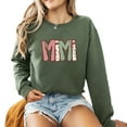 thumbnail image 1 of Christmas Mimi Sweatshirt Cute Women Grandma Holiday Season Long Sleeve Nana Graphic Shirts Pullover Tops, 1 of 4