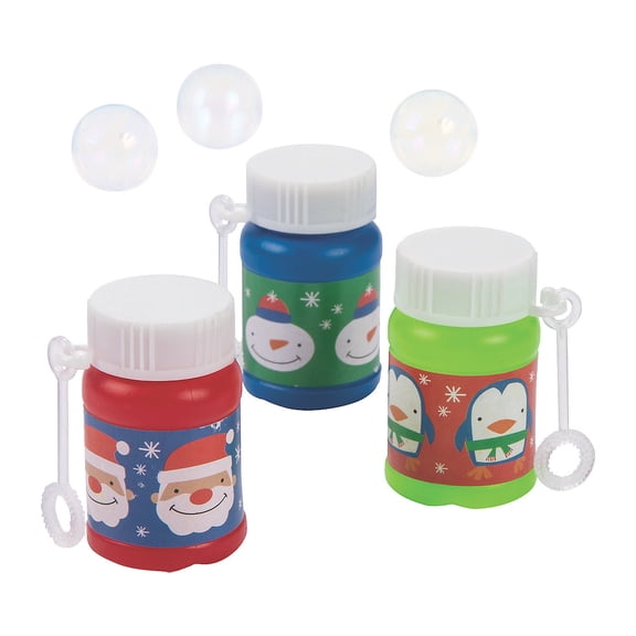 Christmas Mini Bubbles - Toys - 24 Pieces