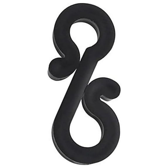 Christmas Mini Gutter Hooks | S-Shaped Plastic Light Clips for Icicle & LED String Lights | 120PCS Outdoor & Indoor Holiday Decoration Hangers