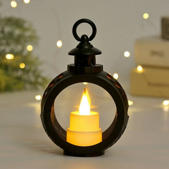 Christmas Mini Lantern under $5! kkbbma Christmas Mini Lantern for Centerpieces Tables Western Party Favor Decorations Wedding Decor Camping, Vintage Table Toppers Decorative