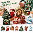 thumbnail image 1 of Christmas Mini Pie Molds, Festive Holiday Baking Tool Set with Press Design for Making Delicious Seasonal Pastries and Tarts (Santa Claus), 1 of 6