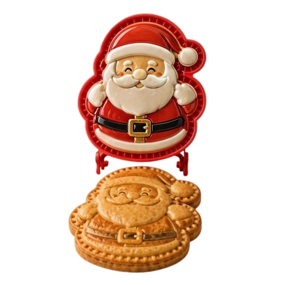 Christmas Mini Pie Molds – Multiple Styles Reusable Holiday Mini Pie Molds, Mini Apple Pie Molds for Christmas Baking, Hand Pie Maker Set,F