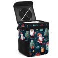 thumbnail image 1 of Christmas Mini Trash Can Car Garbage Can Trash Can for Car - Foldable, with Lid, Leak-Proof, Hanging Storage Bag, 1 of 6