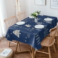 thumbnail image 1 of Christmas Minimalist Snowflakes Table Cloth Waterproof Dining Tablecloth Kitchen Decorative Party Table Cover, 1 of 6
