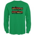 thumbnail image 1 of Christmas Mistlestoned Mistletoe Mens Long Sleeve T Shirt Irish Green X-LG, 1 of 1