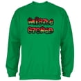 thumbnail image 1 of Christmas Mistlestoned Mistletoe Mens Sweatshirt Irish Green SM, 1 of 1