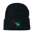 thumbnail image 1 of Christmas Mistletoe with Frame Embroidered Beanie - Navy OSFM, 1 of 5