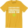thumbnail image 1 of Christmas Mode On - Merry Christmas Holiday Men's Gift T-Shirt, 1 of 4