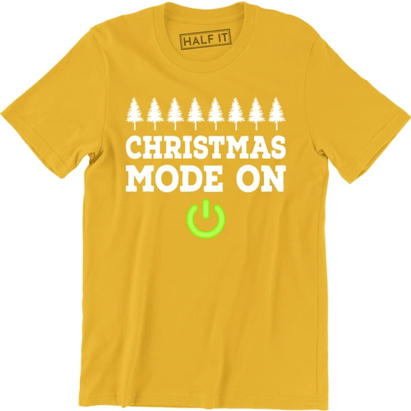 Christmas Mode On - Merry Christmas Holiday Men's Gift T-Shirt