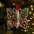 thumbnail image 1 of Christmas Money Gift Ornament, Plastic Butterfly Design D Cash Gift Holder, with Hanging Ribbon for Christmas Gift Exchange and Stocking Stuffer, 1 of 5