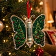 thumbnail image 1 of Christmas Money Gift Ornament, Plastic Butterfly Design a Cash Gift Holder, with Hanging Ribbon for Christmas Gift Exchange and Stocking Stuffer, 1 of 5