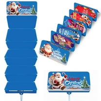 Christmas Money Holder with 6 Slots Xmas Gift Card Holder, Christmas Cash Gifts Surprise C-ash Envelope, Jolly Santa Claus Money Holder for Christmas Holiday Birthday Cash Gift Card Supplies