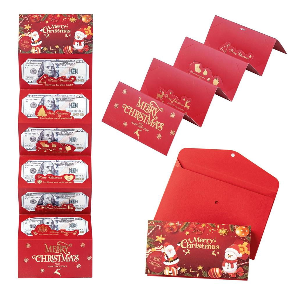 Holiday Money Sleeves Cholemy 24-Pack Christmas Money & Gift Card Sleeves Festive Ornament Holders, Holiday Gift Card Holders, Classic Designs Christmas Party Favors Holiday Money Sleeves Cholemy 24-Pack Christmas Money & Gift Card Sleeves Festive Ornament Holders, Holiday Gift Card Holders, Classic Designs Christmas Party Favors