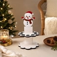 thumbnail image 1 of Christmas Money Holder for Christmas Cash Gifts, Wooden Money Holder Stand, Multi‑Tier Rolled Cash Gift Display Rack, Tabletop Holiday Cash Money Gift Holder, Festive Home Party Decoration Ornament, 1 of 7