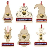 Christmas Money Holder Decoration, Funny Money Holder Gift Christmas Tree Pendant Ornaments Hanging Accessories, Christmas Wooden Money Clip Gifts for Family Friend