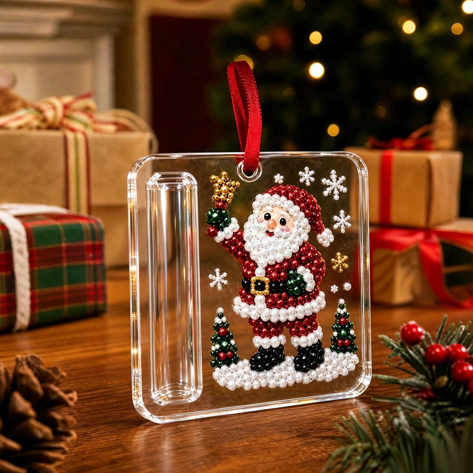 Christmas Money Holder - acrylic keepsake ornament designed to hold ...