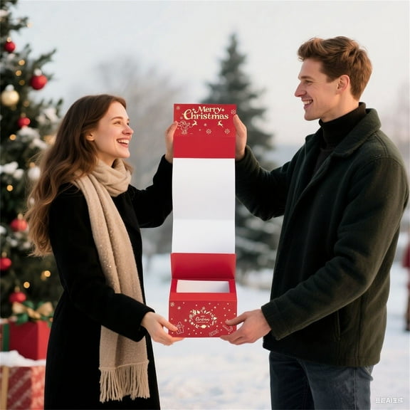 Christmas Money Holders, Cash Gift Card Holders Xmas With 6 Slots Christmas Gift For Men Women Girls Boys, Surprise Money Envelopes(1PC-Christmas Cash Gift Envelope)