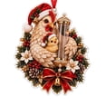 Christmas Money Holders For Cash, Chicken Pattern Acrylic Money Holder ...