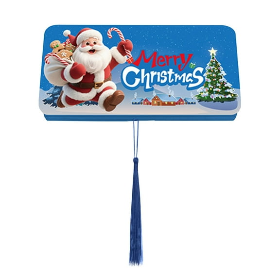 Christmas Money Or Gift Card Holder with 10 Slots Surprise Christmas Xmas Gift Card Holder for Santa Cash Supplies(Blue) Harlik