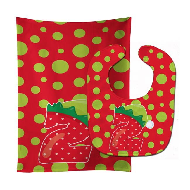 Christmas Month 2 Baby Bib & Burp Cloth