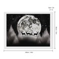 Christmas Moon Black Starry Sky Diamond Painting Kits for Adults, DIY