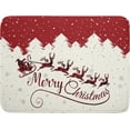 thumbnail image 1 of Christmas Moose Dish Drying Mat 16x18 Inch Cute Christmas Elk Drying Mat for Kitchen Counter Xmas Winter Santa Claus Absorbent Reversible Microfiber Dishes Pad Dish Drainer Mats Kitchen Accessories, 1 of 6