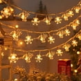 thumbnail image 1 of Christmas Moose LED Light String 59 Inch Reindeer and Snowflake Decorative Fairy Lights Battery Powered PVC String Lights for Indoor Outdoor Holiday Home Decor, 1 of 6