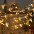 thumbnail image 1 of Christmas Moose LED Light String (59"), Waterproof PVC Battery-Operated Lights—10 LEDs Dual Designs for Outdoor Yard & Indoor Christmas Home Decorative Accents, 1 of 6