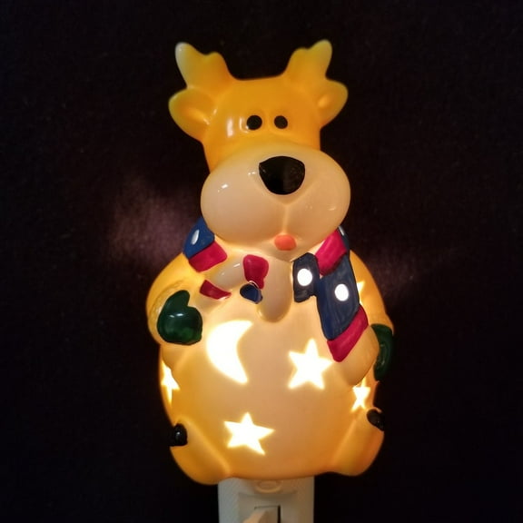 Christmas Moose Night Light