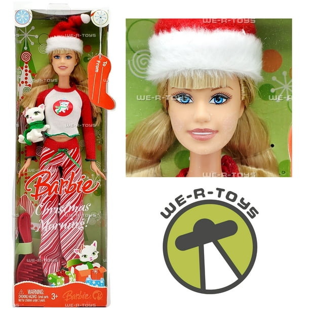 Christmas Morning Barbie 2008 Mattel M3524 Walmart Business Supplies