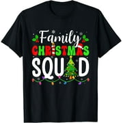 NAVIAN Christmas Morning Squad Xmas Holiday Pajama Matching Family T-Shirt