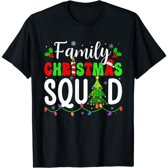 Christmas Morning Squad Xmas Holiday Pajama Matching Family T-Shirt