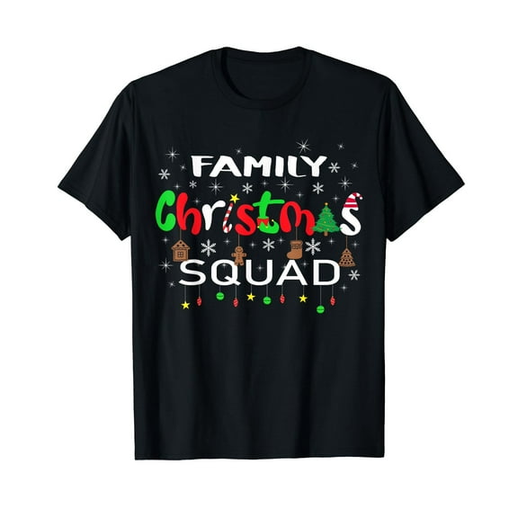 Christmas Morning Squad Xmas Holiday Pajama Matching Family T-Shirt