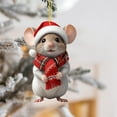 thumbnail image 1 of Christmas Mouse Decorations, Christmas Tree & Car Holiday Decor, Festive Christmas Mouse Ornaments, Cute Christmas Decorations Ideal as Christmas Gifts, 1 of 4
