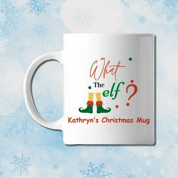 Christmas Mug Christmas Elf Mug Personalised Christmas Mug