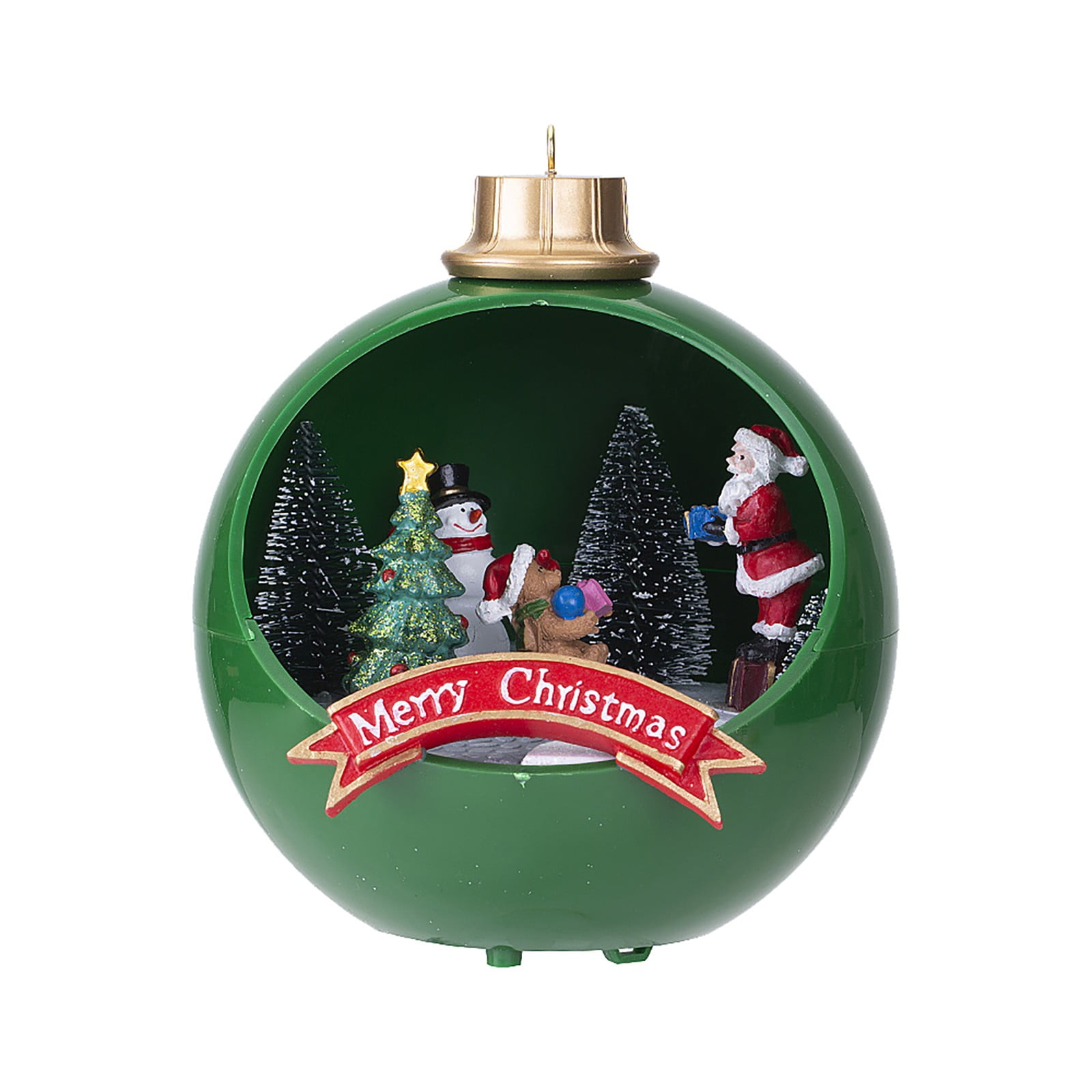 Christmas Music Battery Operated Light Up Christmas Tree Santa Play