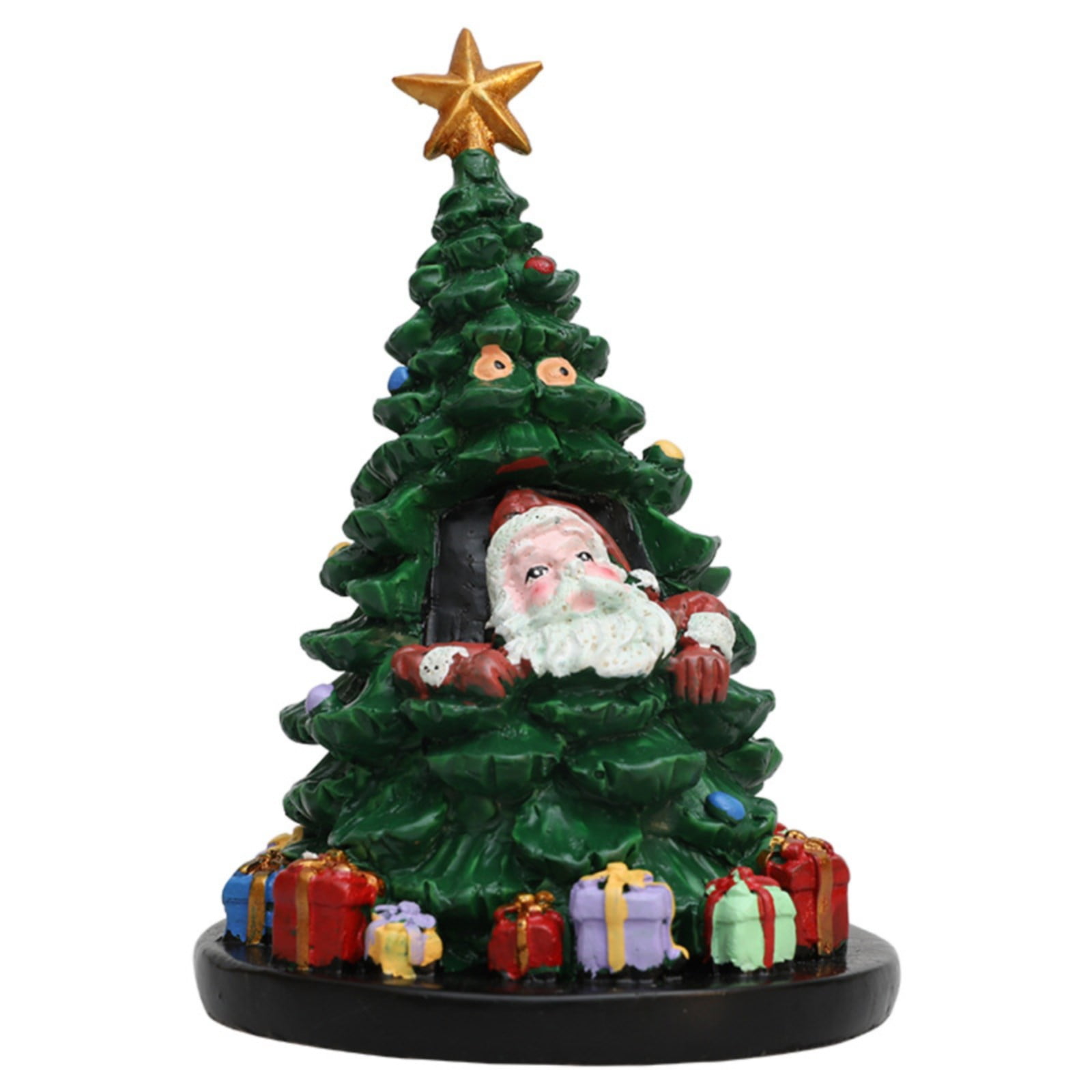 Christmas Music Box Christmas Tree Decoration Resin Christmas Tree