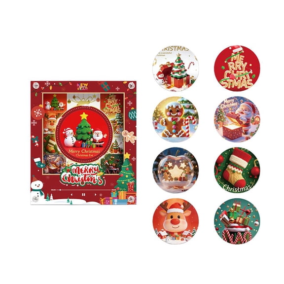 Christmas Music Player, NFC Record Player with 9 Discs, USB Rechargeable