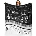 thumbnail image 1 of Christmas Music Teacher Gifts Blanket 60"x 50", Music Teacher Appreciation Gifts for Women, Best Gifts for Music Teachers, Xmas Gifts for Piano Teachers, Thank You Music Teacher Gifts Female, 1 of 6