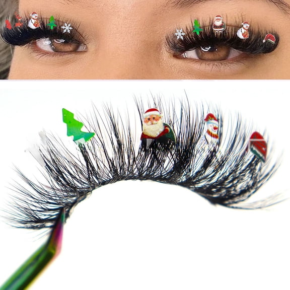 Christmas Must-Have False Eyelashes - Lash Couture Naked Drama Chiffon Style, 15mm Length, 1 Pair