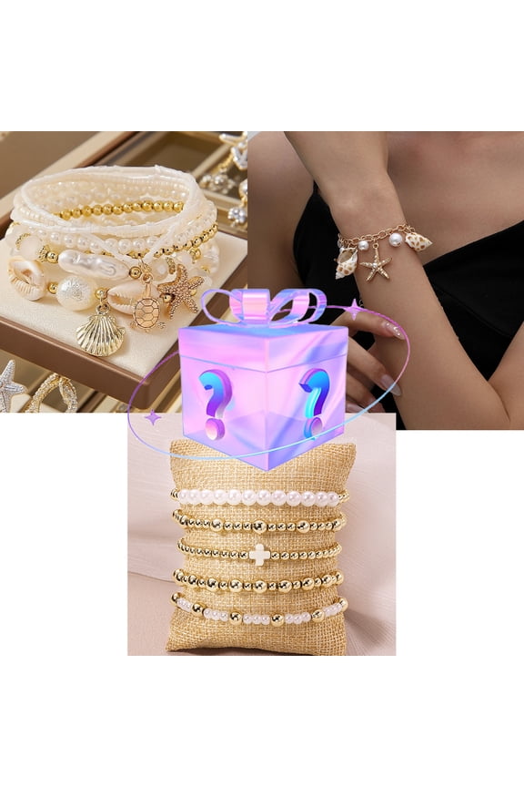 Christmas Mystery Bracelet Blind Box Gift 3 Styles 33.3 Chance Each Random Womens Jewelrychristmas decorations