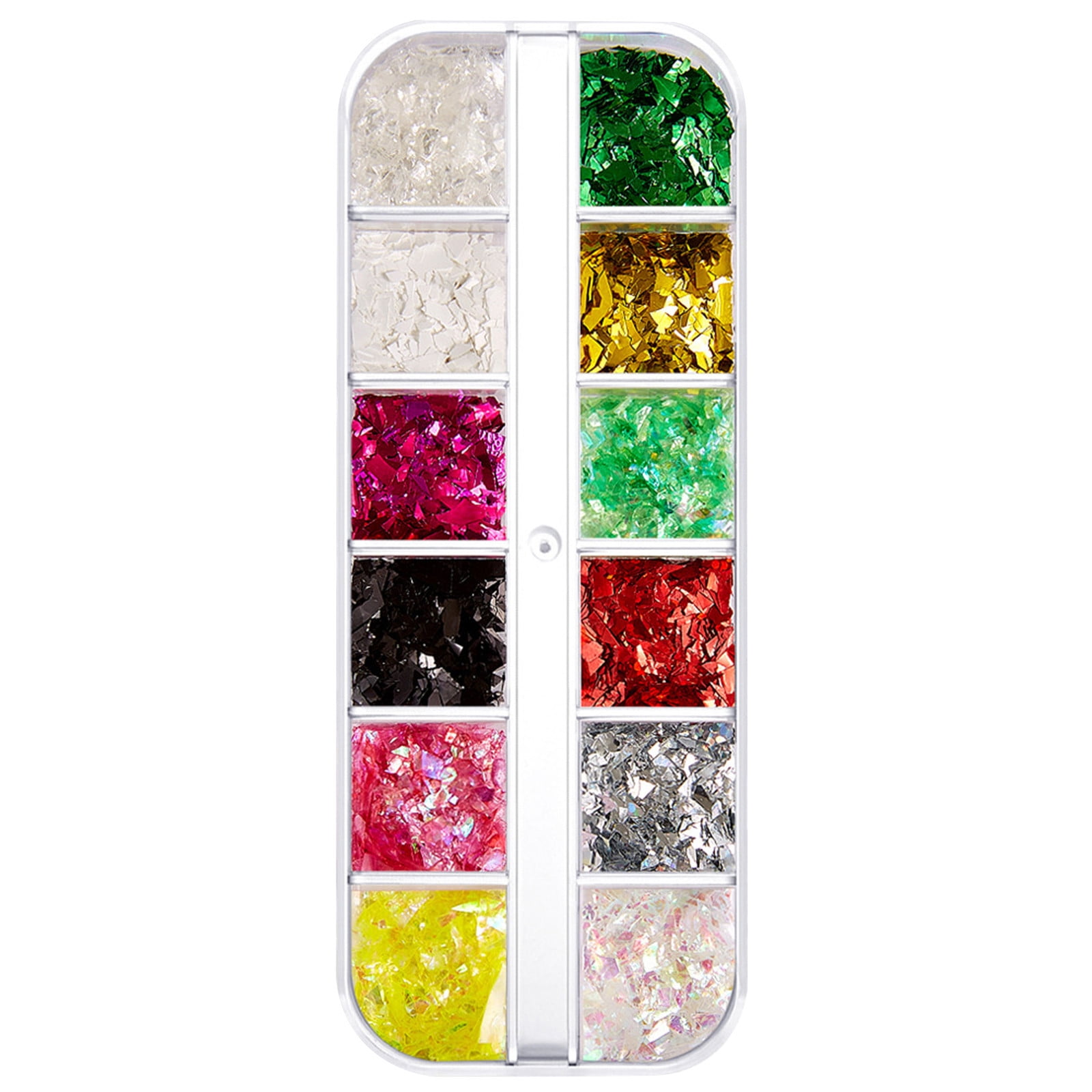 Christmas Nail Sequins Irregular Colors Nail Art Nail Tips Decoration